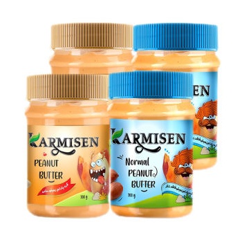  بادام زمینی ساده و رژيمي کارمیسن - 300 گرم مجموعه 4 عددی63482646a49a759520